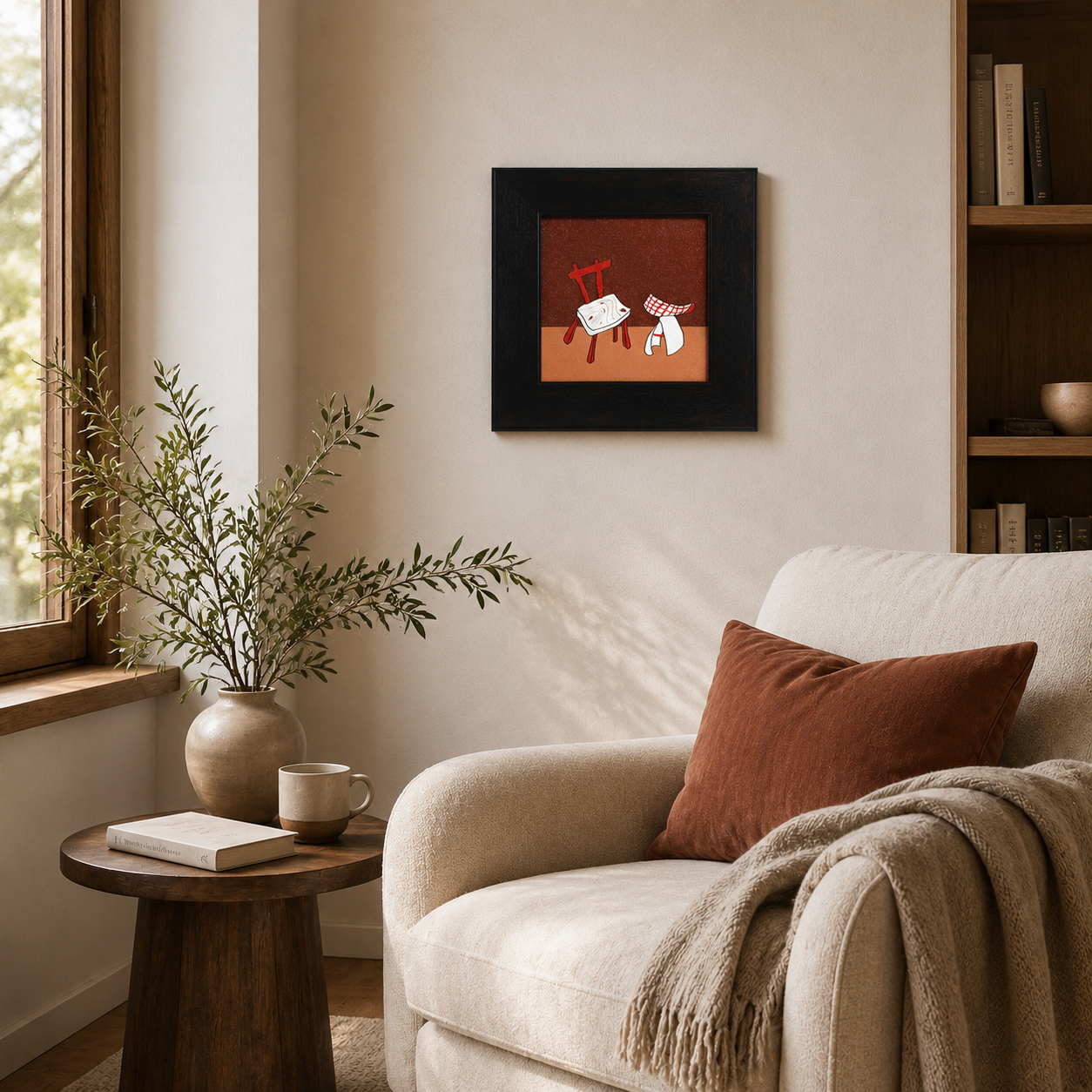Rustic Red Chair