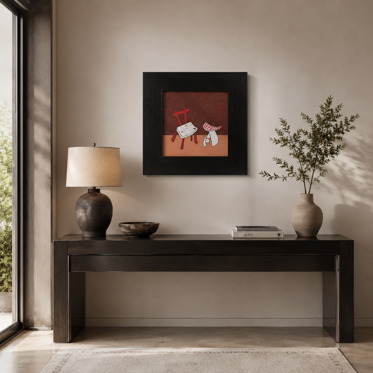 Rustic Red Chair