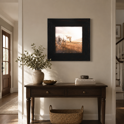 Rustic White Horse