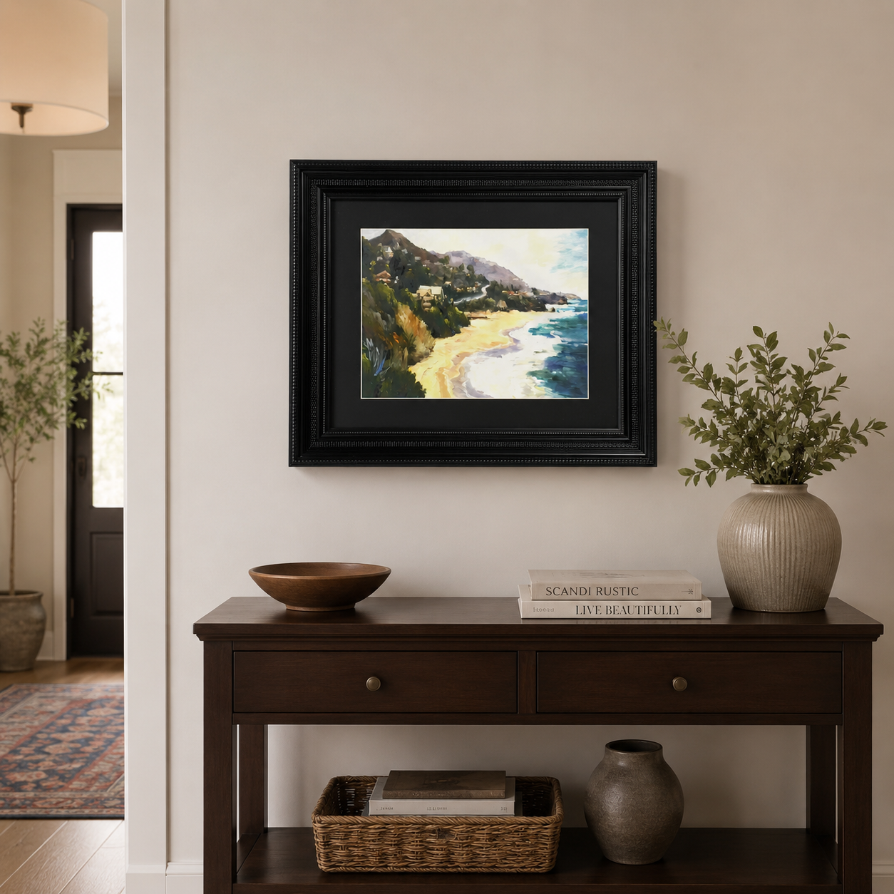 Sunny Beach & Ocean Cliff