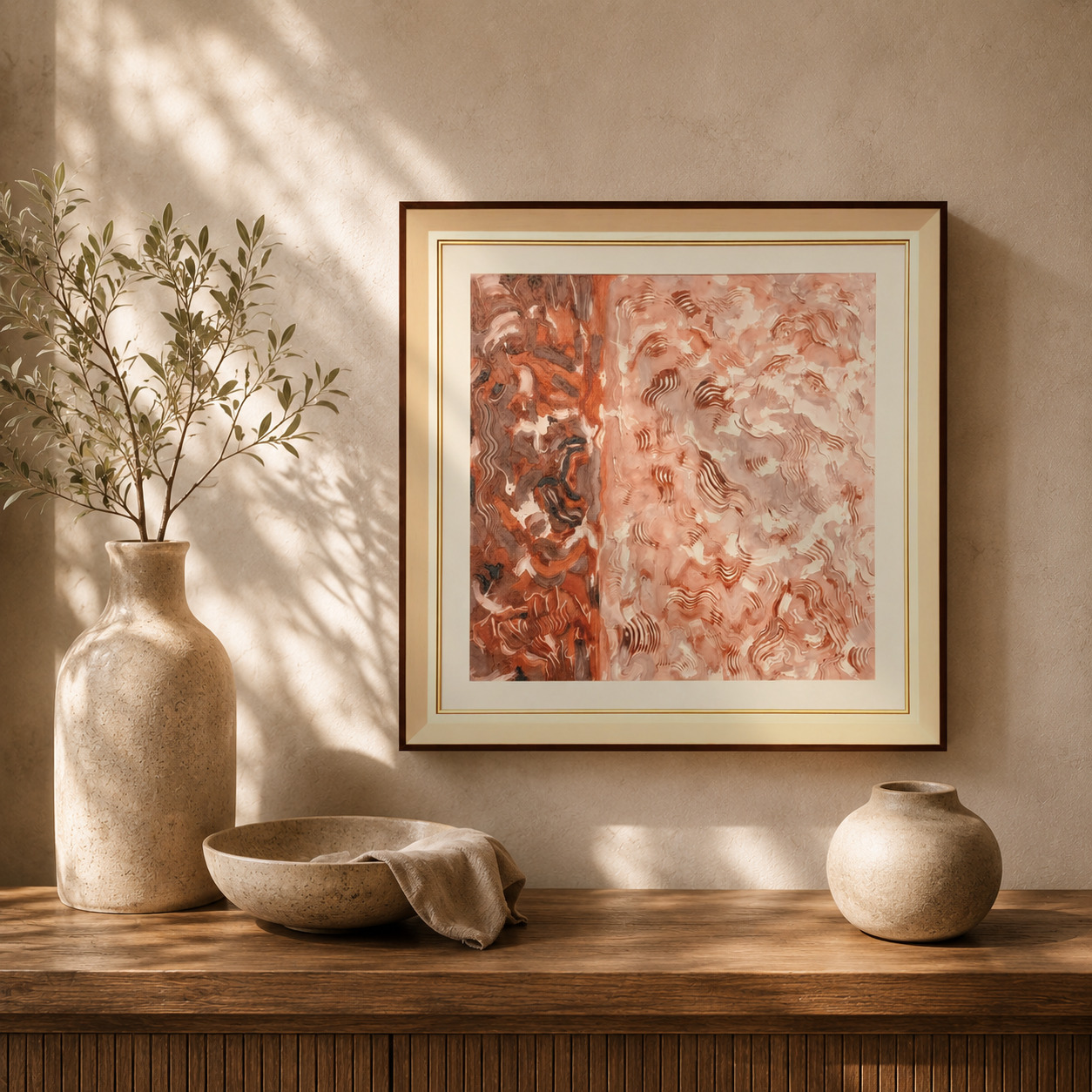 Terracotta Tide Swirling
