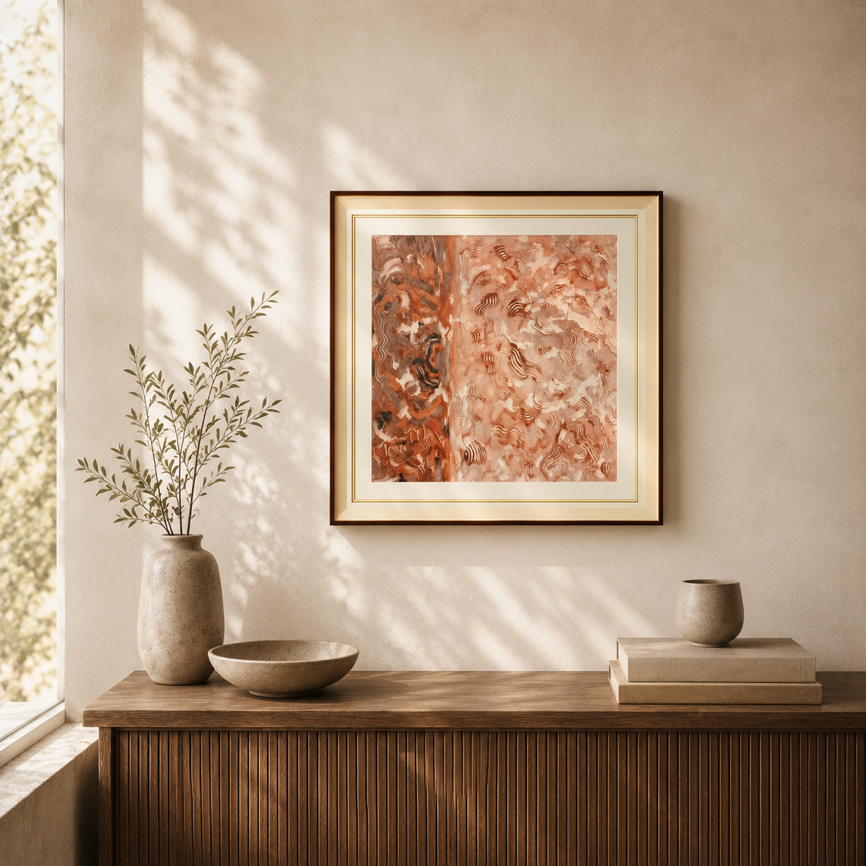 Terracotta Tide Swirling