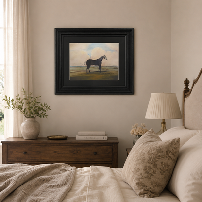 "The Celebrated Steel Grey Racehorse"
