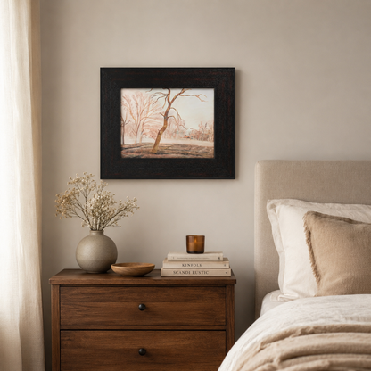 Vintage Winter Landscape