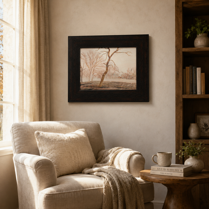 Vintage Winter Landscape