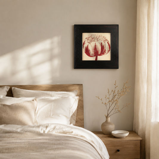 Vintage Red Peony