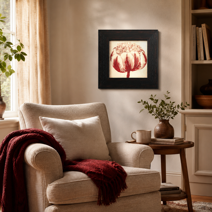 Vintage Red Peony