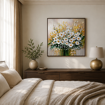 White Daisy Floral