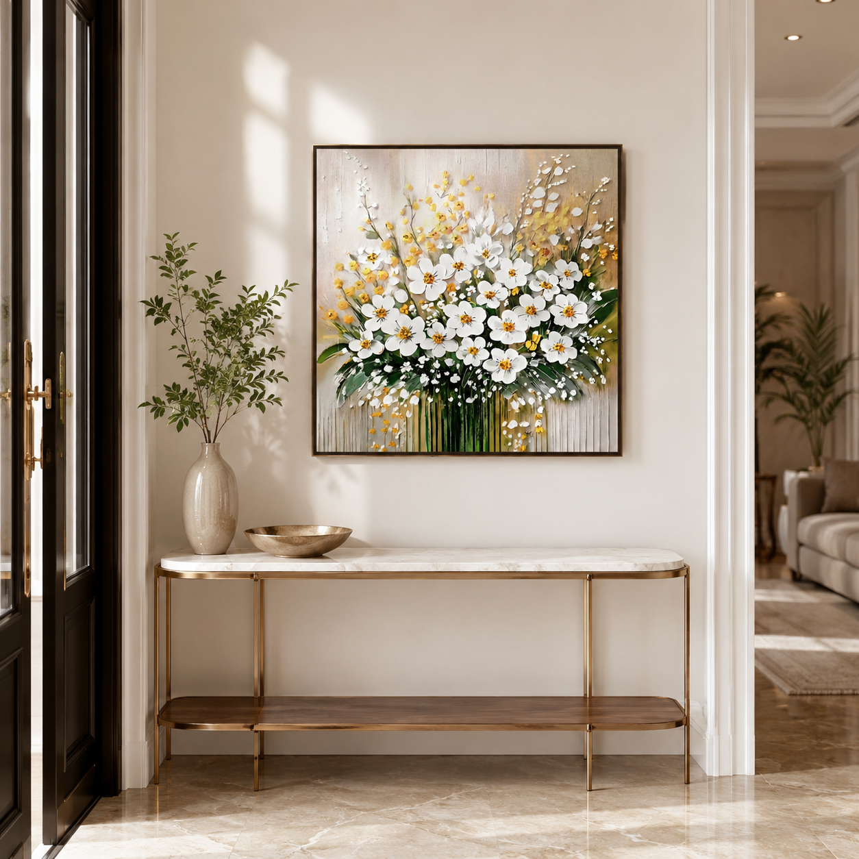 White Daisy Floral