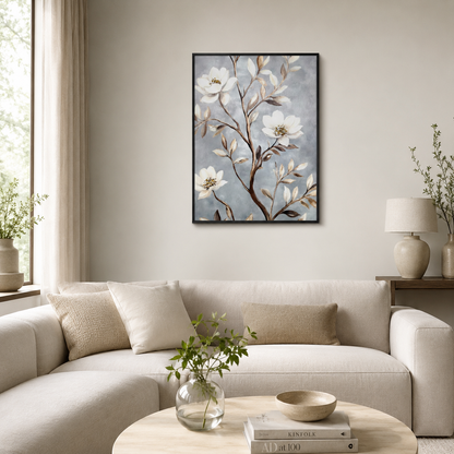 White Magnolia Branch