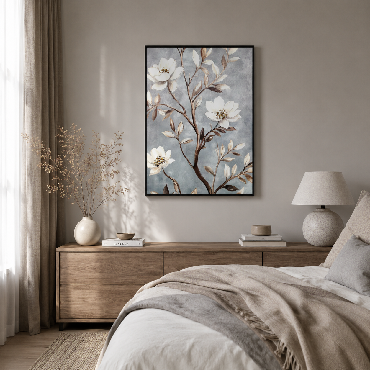 White Magnolia Branch