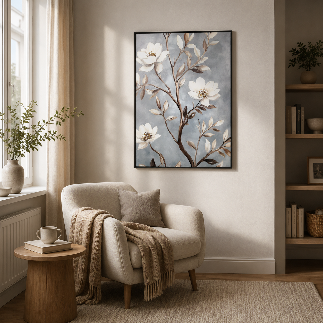 White Magnolia Branch