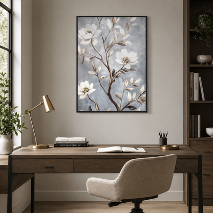 White Magnolia Branch