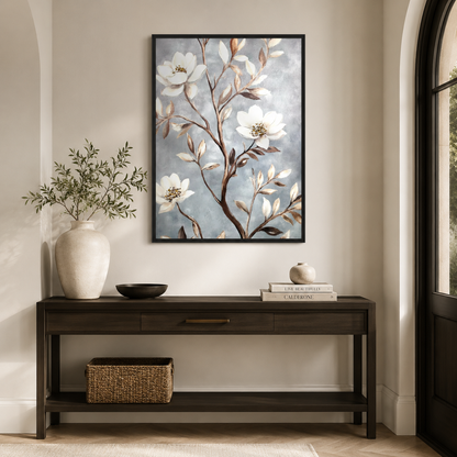 White Magnolia Branch