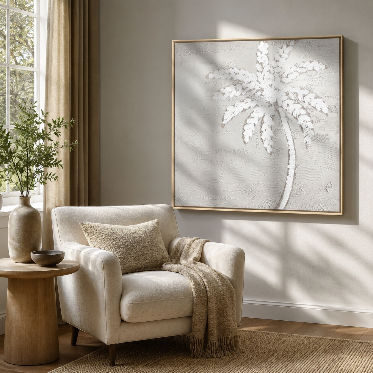 White Palm Tree