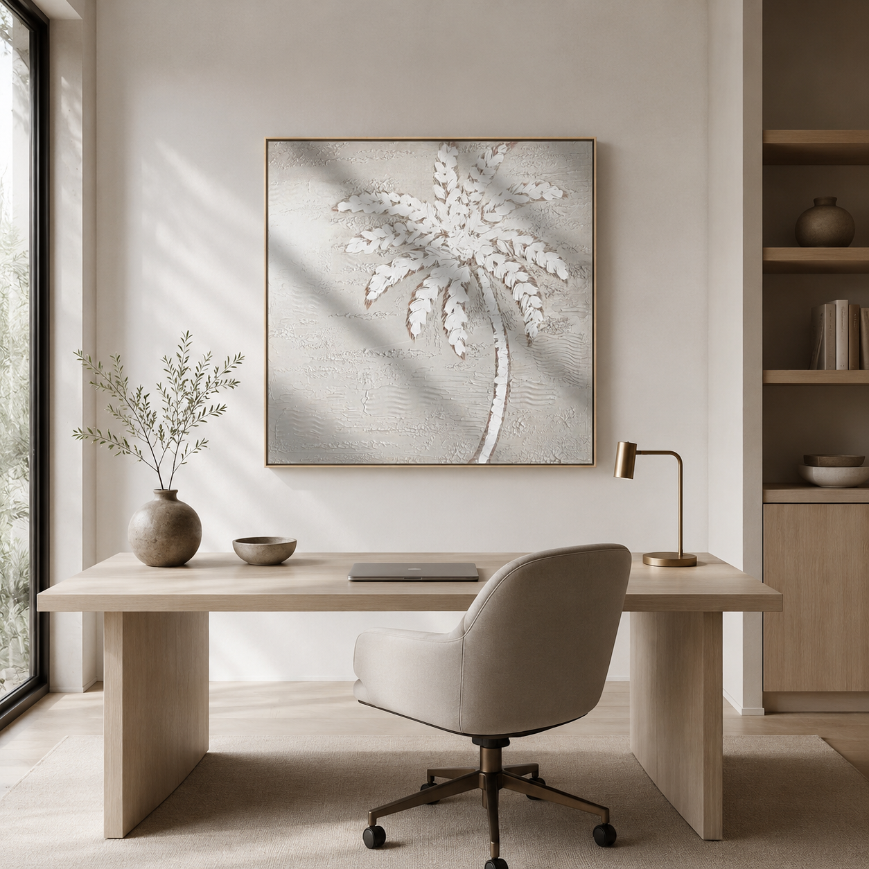 White Palm Tree