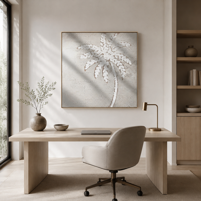White Palm Tree