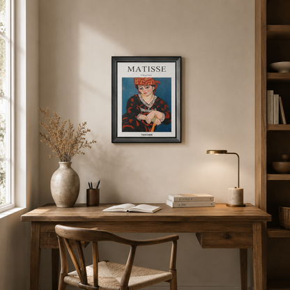Woman in Red Headdress