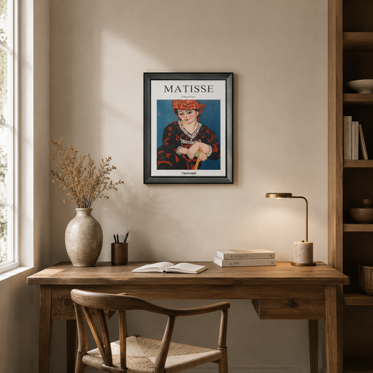 Woman in Red Headdress
