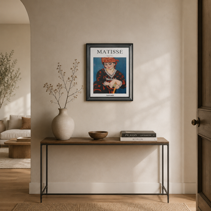Woman in Red Headdress