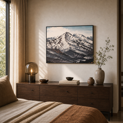 Alpine Crest Modern Snow Mountain