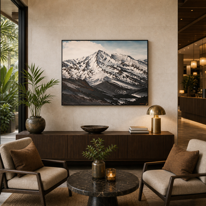 Alpine Crest Modern Snow Mountain