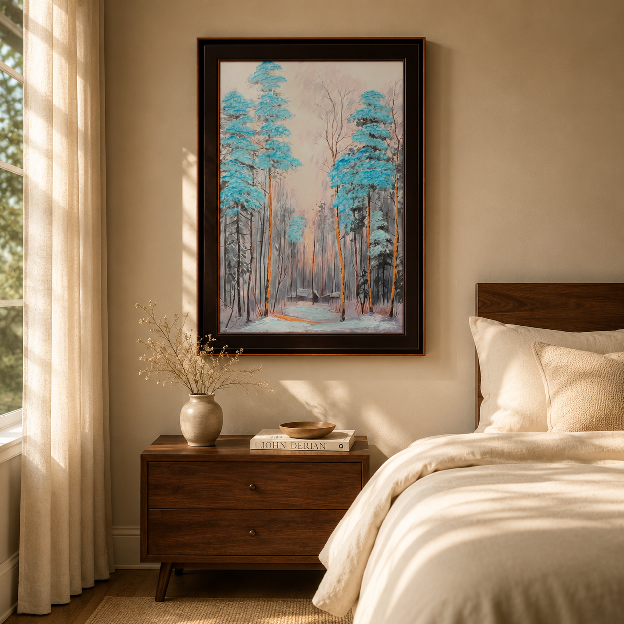 Azure Frost Winter Forest