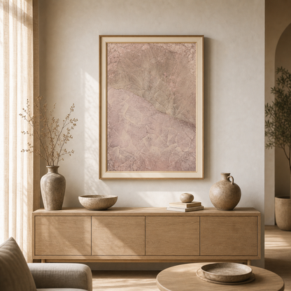 Blush Dune Abstract Plaster