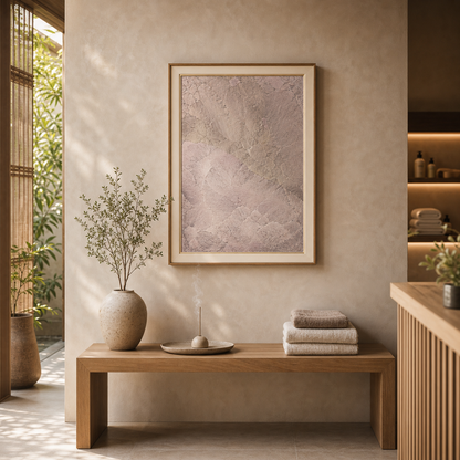 Blush Dune Abstract Plaster