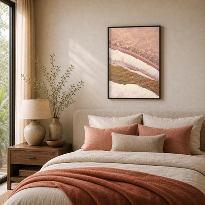 Blush Strata Abstract