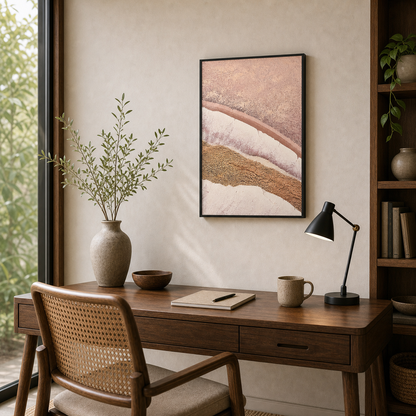 Blush Strata Abstract