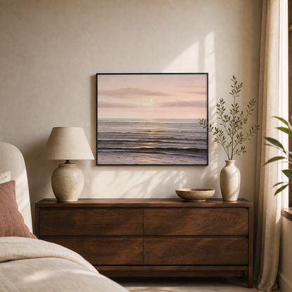Blush Tide Pastel Ocean