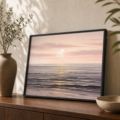 Blush Tide Pastel Ocean