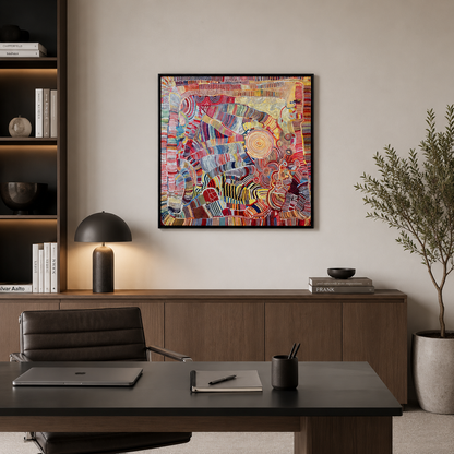 Abstract Tribal Dot