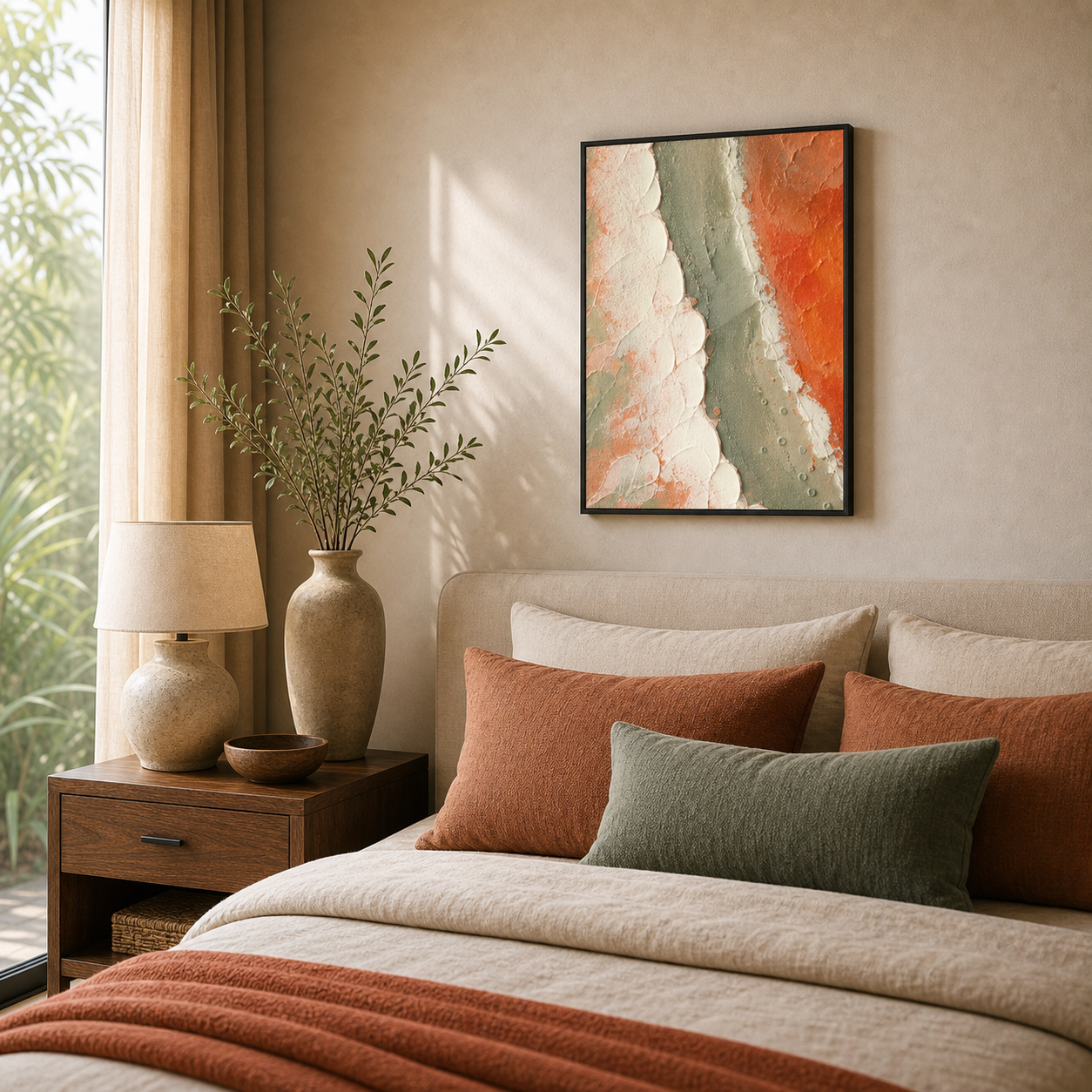 Coral Rift Abstract