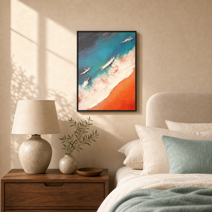 Coral Surf Abstract Coastal