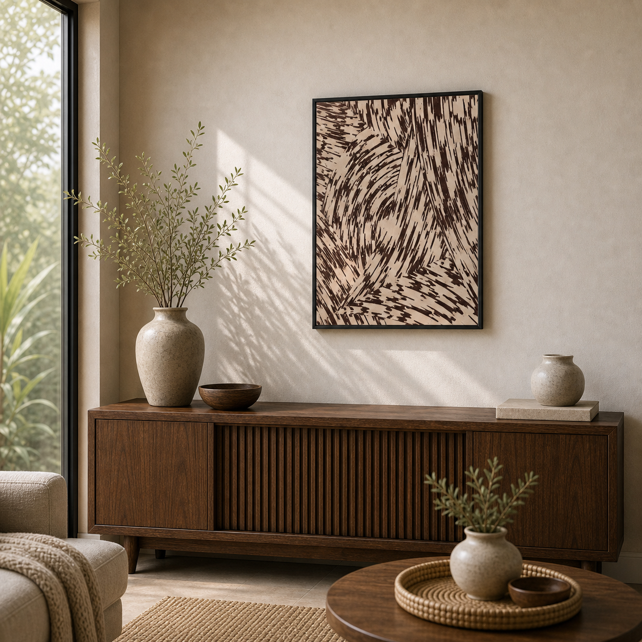 Etched Bronze Abstract