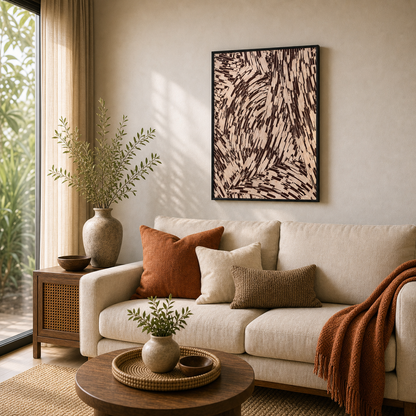 Etched Bronze Abstract