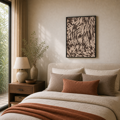 Etched Bronze Abstract