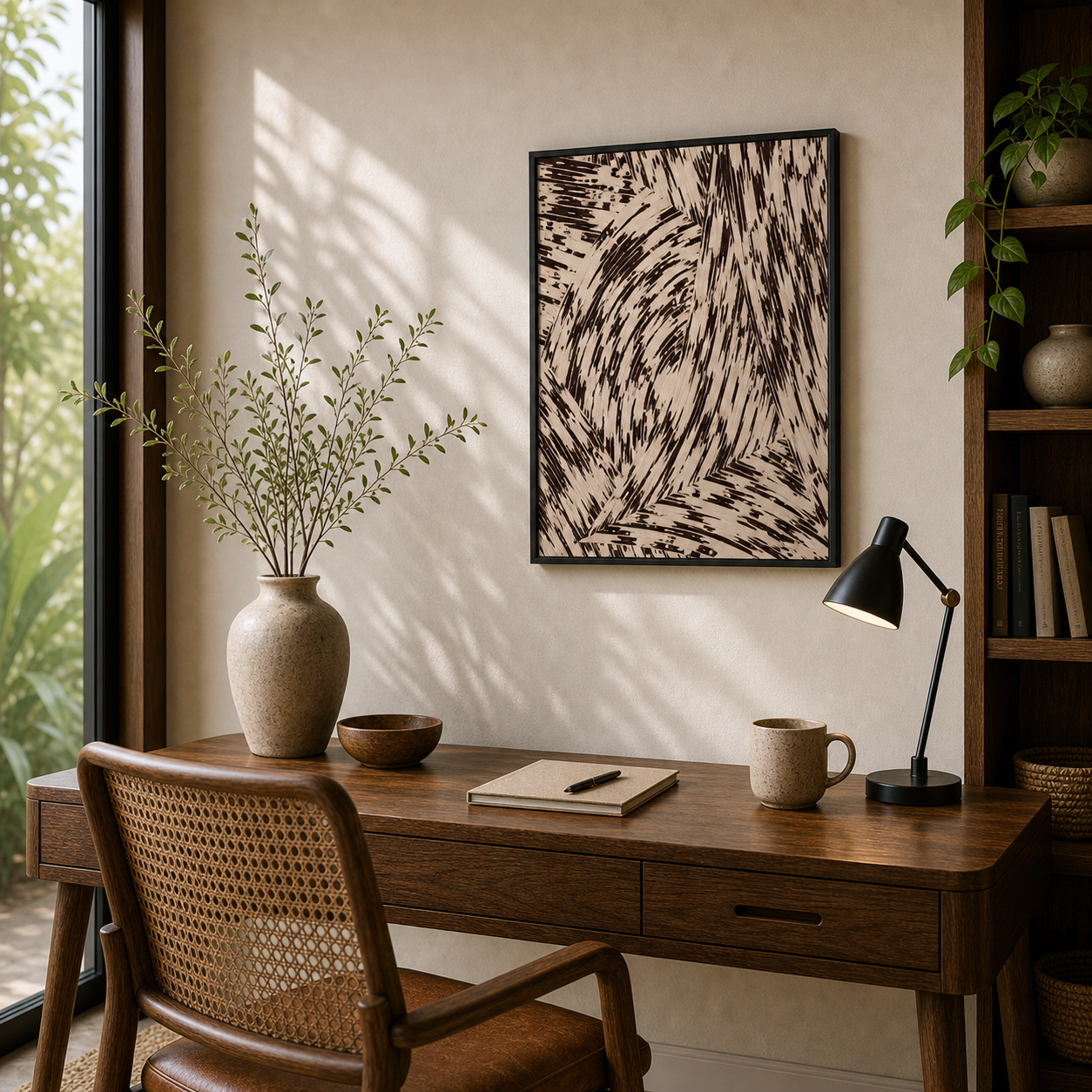 Etched Bronze Abstract