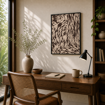Etched Bronze Abstract