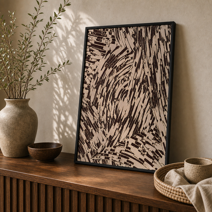 Etched Bronze Abstract