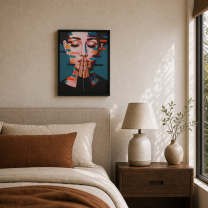 Modern Abstract Female Portrait