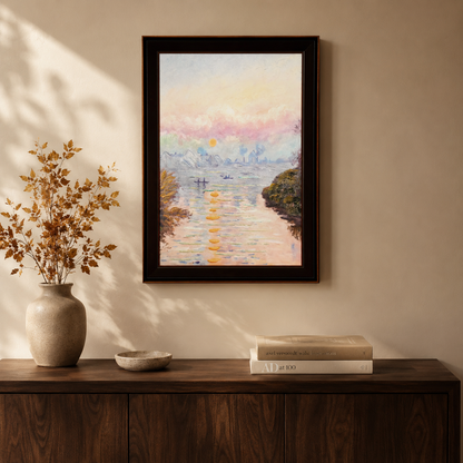 Pastel Dawn Impressionist Sunrise