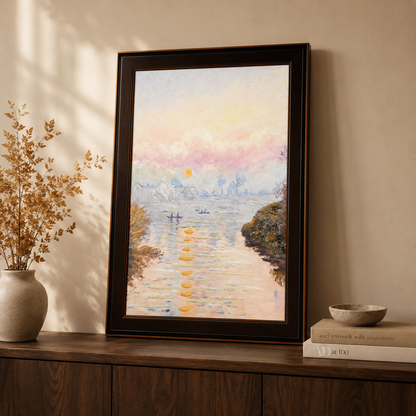 Pastel Dawn Impressionist Sunrise