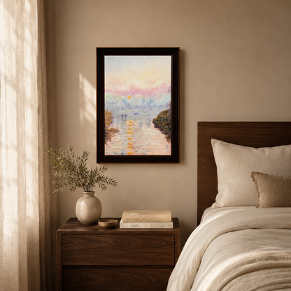 Pastel Dawn Impressionist Sunrise