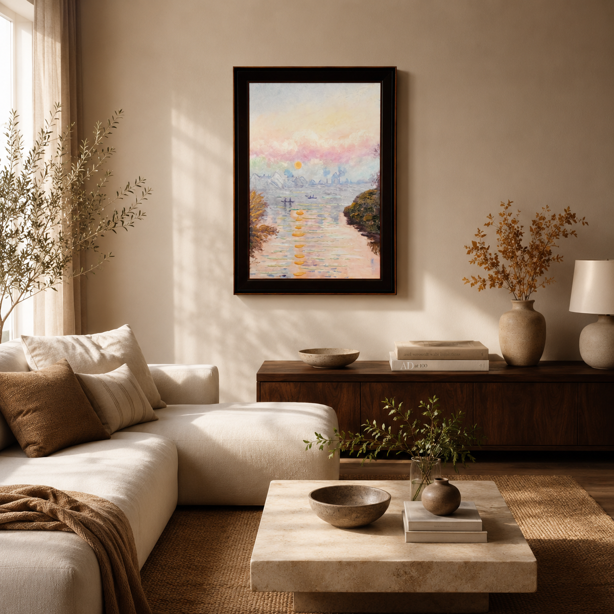 Pastel Dawn Impressionist Sunrise