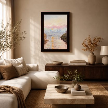 Pastel Dawn Impressionist Sunrise