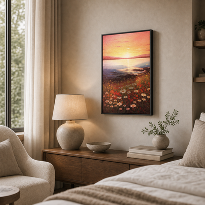 Sunset Meadow Coastal Floral