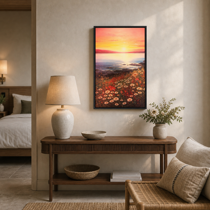 Sunset Meadow Coastal Floral